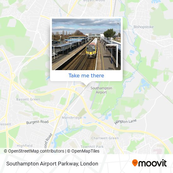 Southampton Airport Parkway map