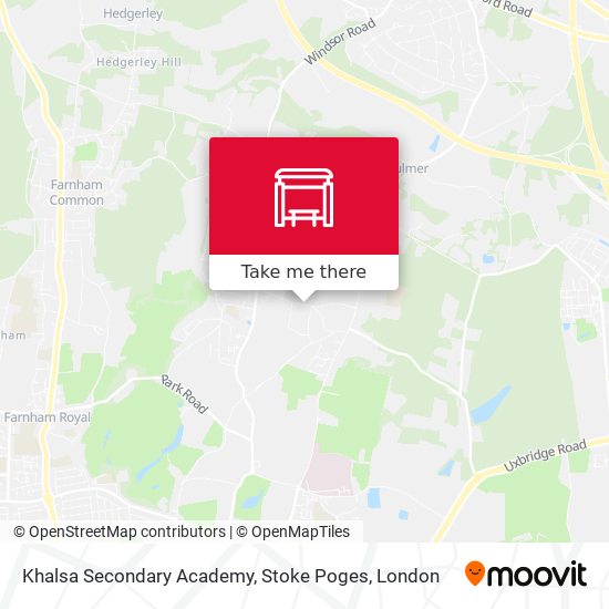 Khalsa Secondary Academy, Stoke Poges map