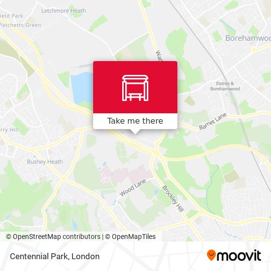 Centennial Park map