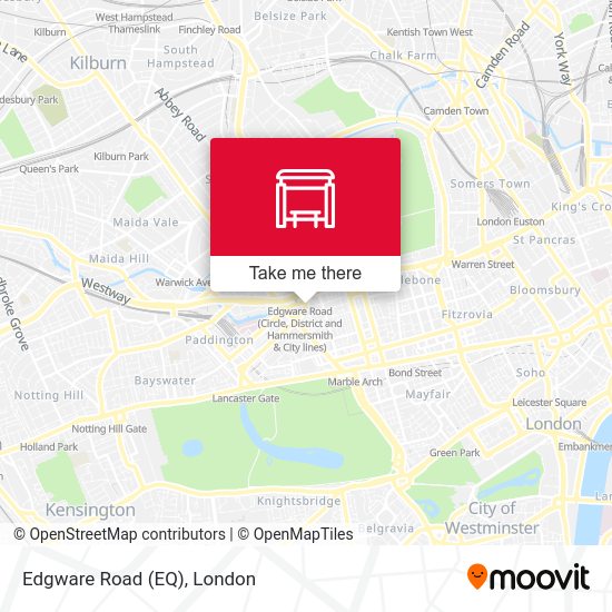 Edgware Road (EQ) map