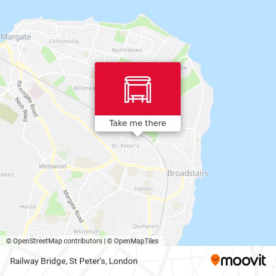Railway Bridge, St Peter's map