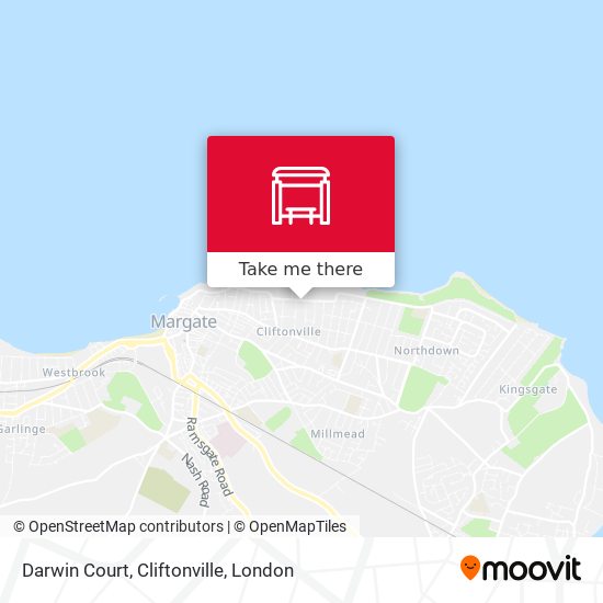 Darwin Court, Cliftonville map