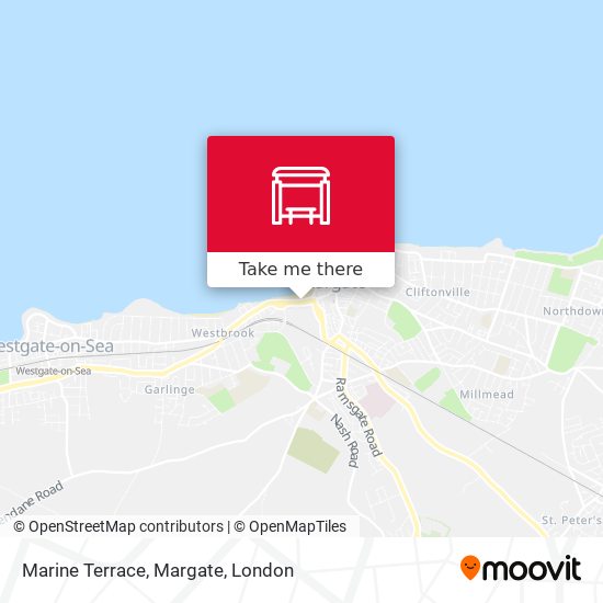 Marine Terrace, Margate map