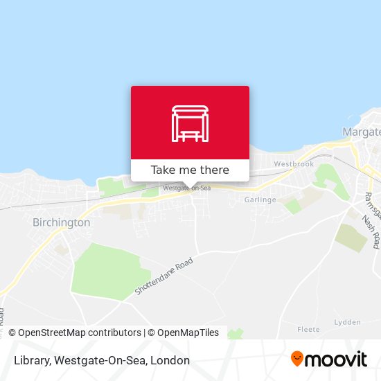 Library, Westgate-On-Sea map