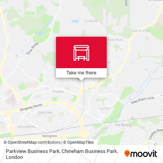 Parkview Business Park, Chineham Business Park map