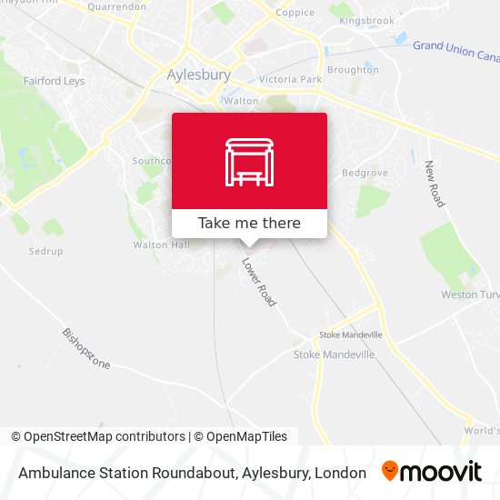 Ambulance Station Roundabout, Aylesbury map