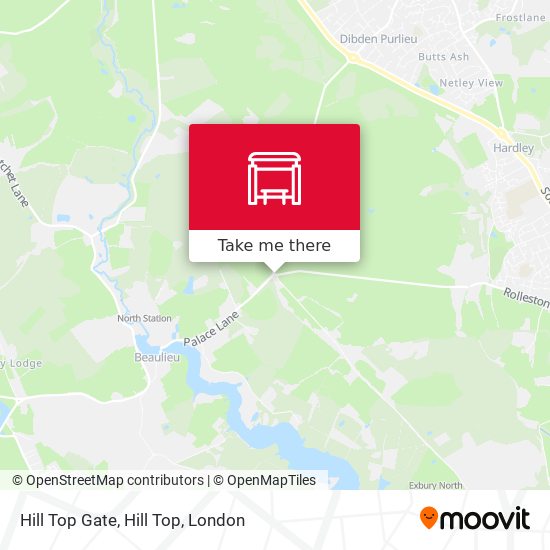 Hill Top Gate, Hill Top map