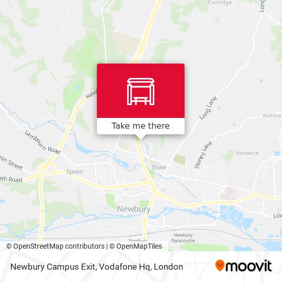 Newbury Campus Exit, Vodafone Hq map