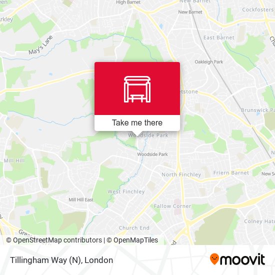 Tillingham Way (N) map