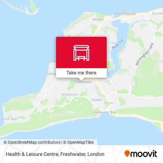 Health & Leisure Centre, Freshwater map
