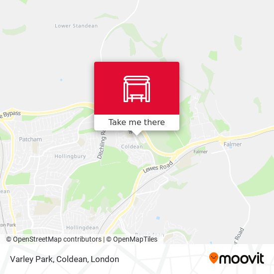 Varley Park, Coldean map