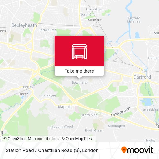 Station Road / Chastilian Road map