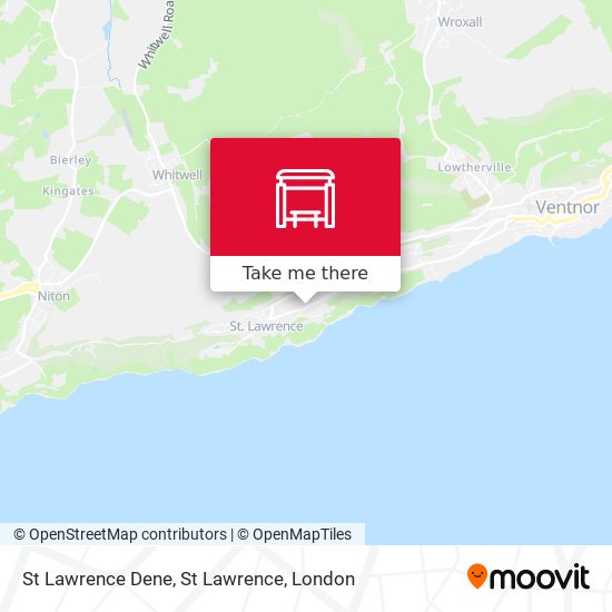 St Lawrence Dene, St Lawrence map