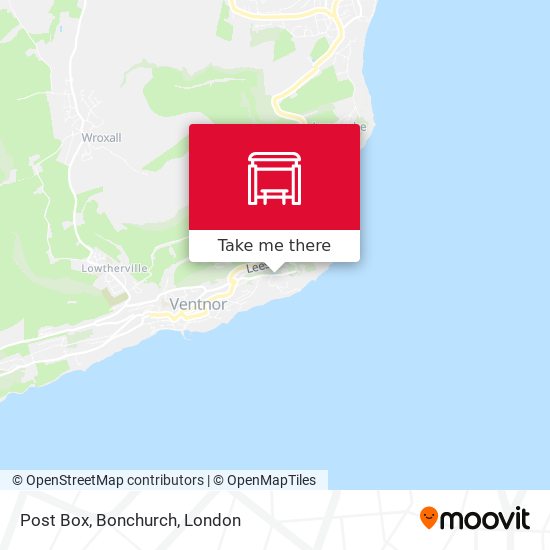 Post Box, Bonchurch map