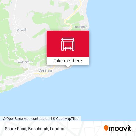 Shore Road, Bonchurch map