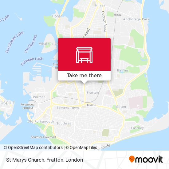 St Marys Church, Fratton map
