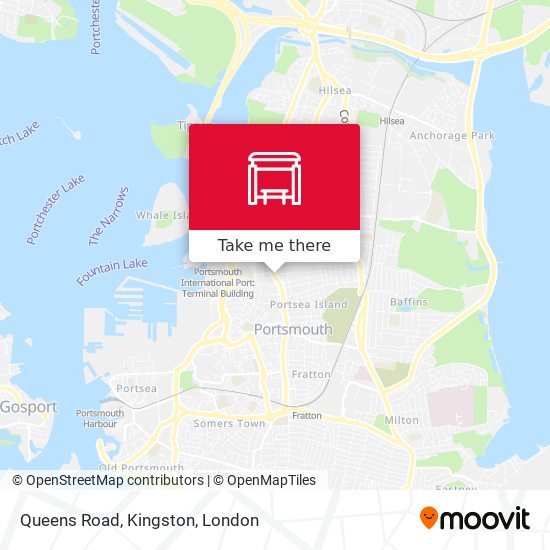 Queens Road, Kingston map