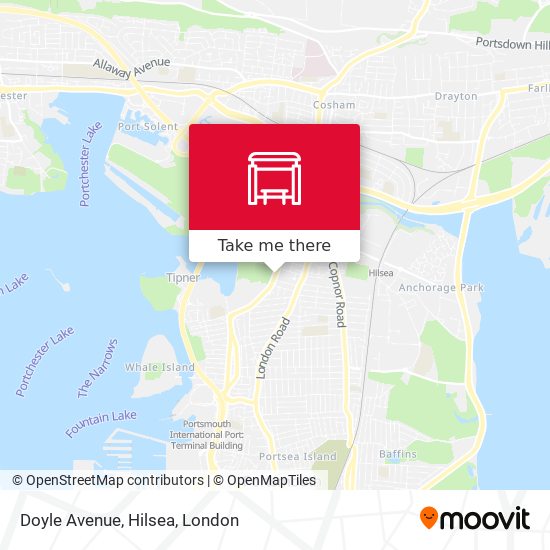 Doyle Avenue, Hilsea map