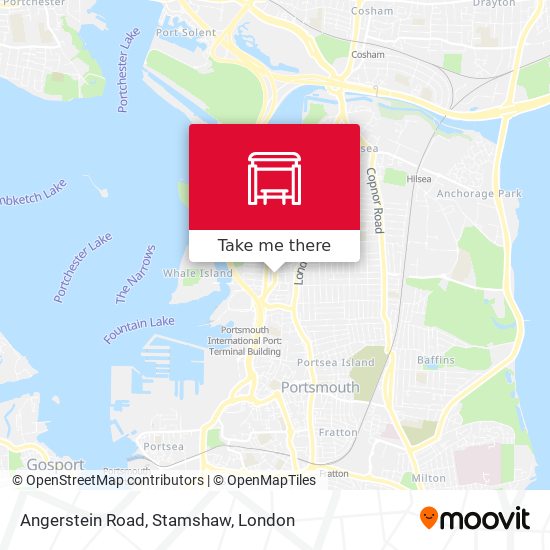 Angerstein Road, Stamshaw map