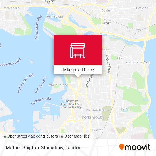 Mother Shipton, Stamshaw map