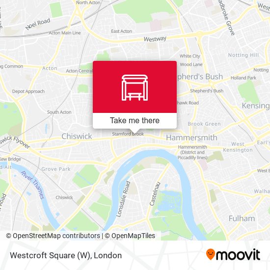 Westcroft Square map