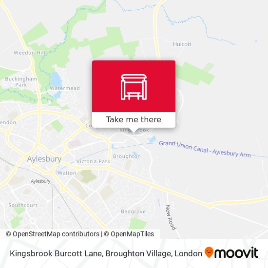 Kingsbrook Burcott Lane, Broughton Village map