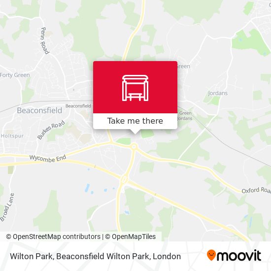 Wilton Park, Beaconsfield Wilton Park map