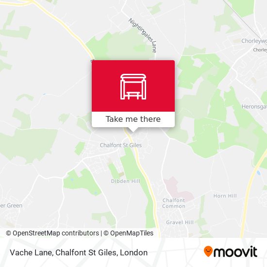 Vache Lane, Chalfont St Giles map