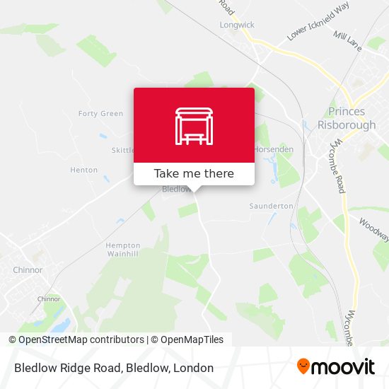 Bledlow Ridge Road, Bledlow map
