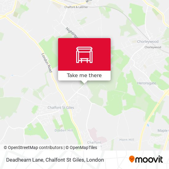 Deadhearn Lane, Chalfont St Giles map