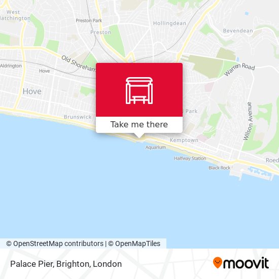 Palace Pier, Brighton map