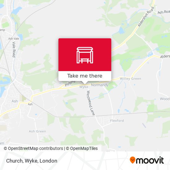 Church, Wyke map