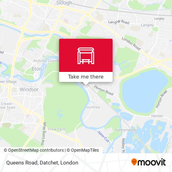 Queens Road, Datchet map