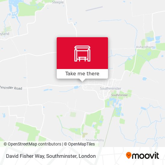 David Fisher Way, Southminster map