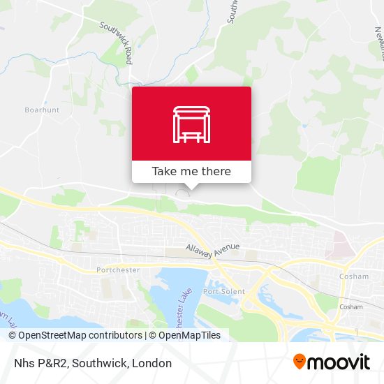 Nhs P&R2, Southwick map
