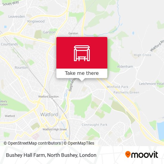 Bushey Hall Farm, North Bushey map