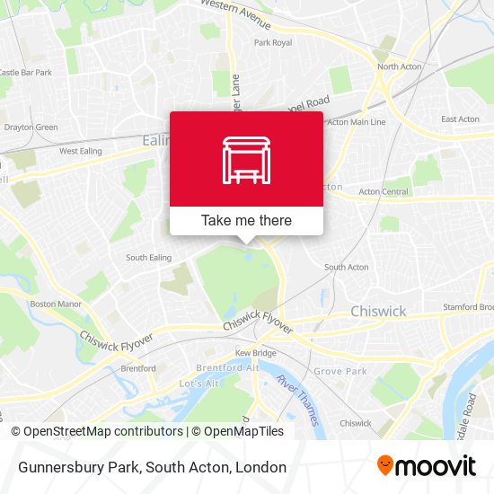 Gunnersbury Park, South Acton map