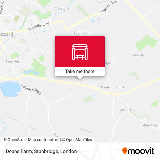 Deans Farm, Stanbridge map