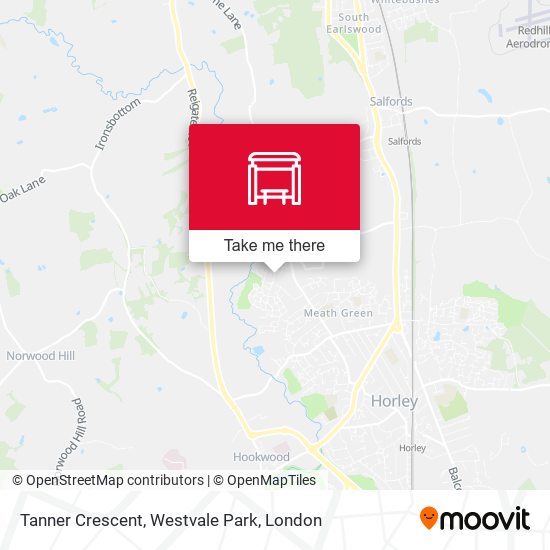 Tanner Crescent, Westvale Park map