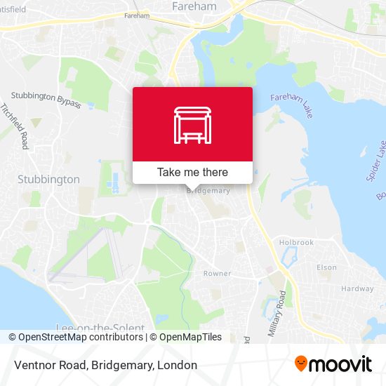 Ventnor Road, Bridgemary map