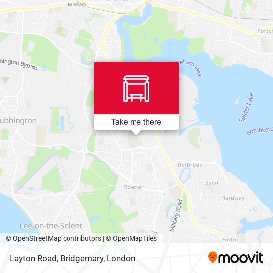 Layton Road, Bridgemary map