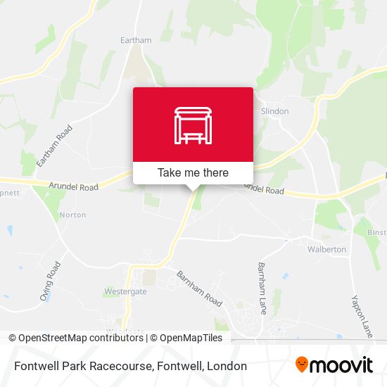 Fontwell Park Racecourse, Fontwell map