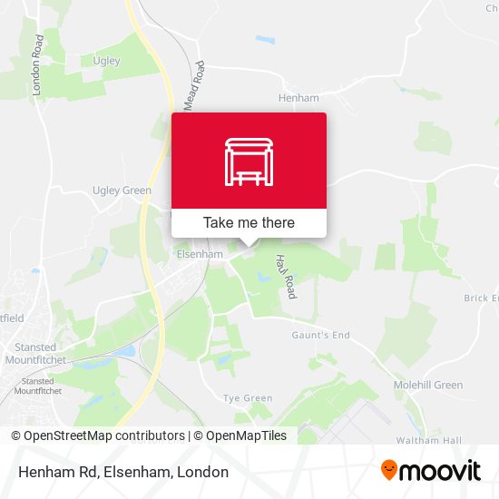 Henham Rd, Elsenham map