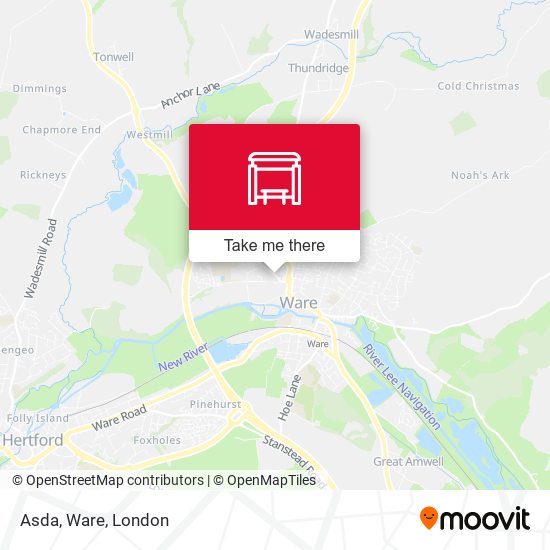 Asda, Ware map