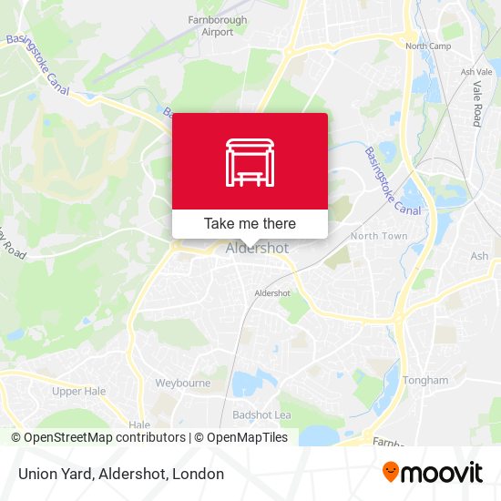 Union Yard, Aldershot map