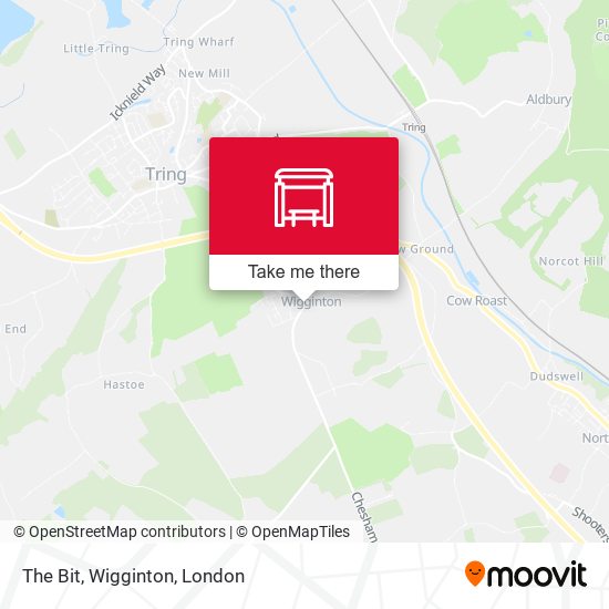 The Bit, Wigginton map