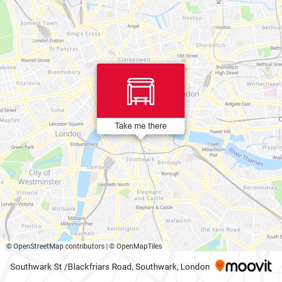 Southwark St /Blackfriars Road, Southwark map