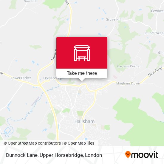 Dunnock Lane, Upper Horsebridge map