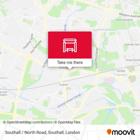 Southall / North Road, Southall map