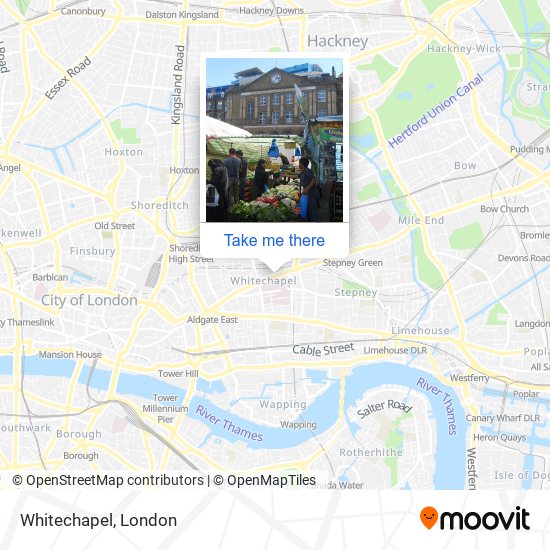 Whitechapel map